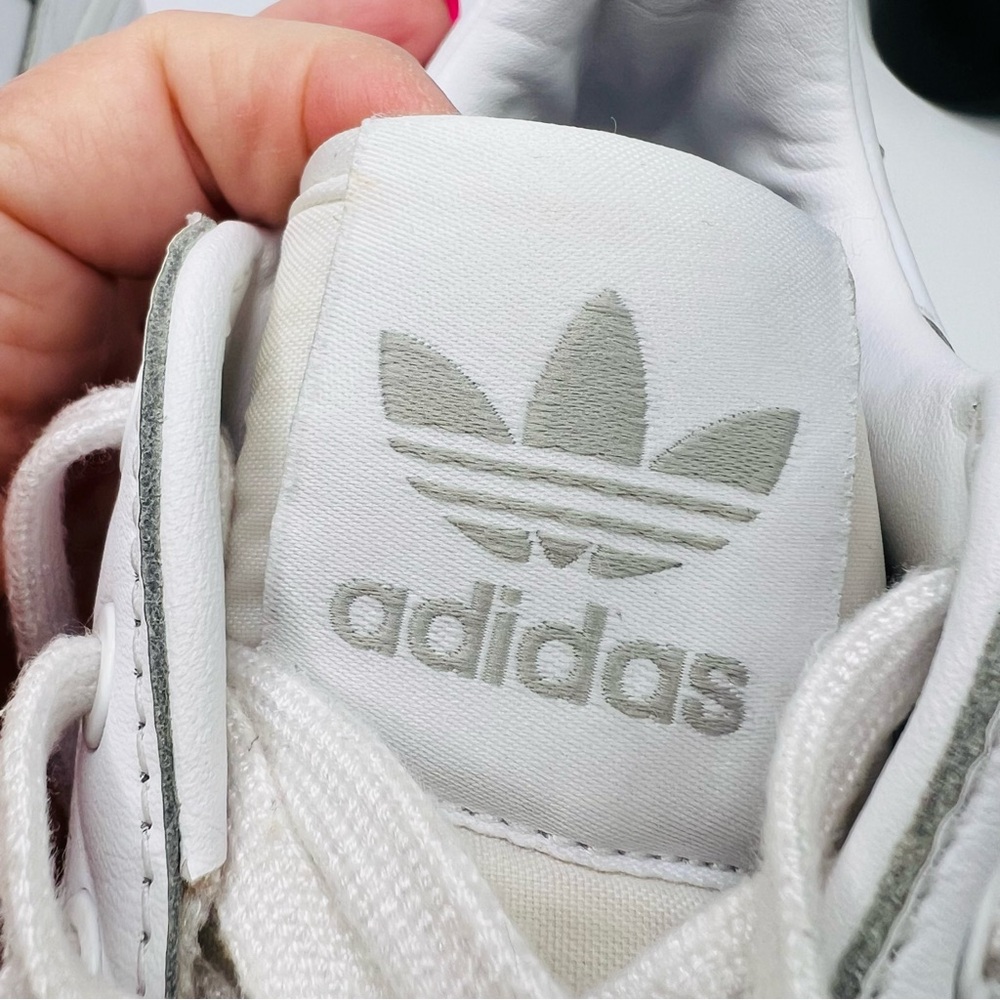 Adidas Originals Forum Bold Triple White Leather Lace Up Platform Sneake… - Picture 14 of 16